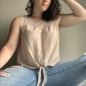 3 for $30💕  Charlotte Russe cream tank top